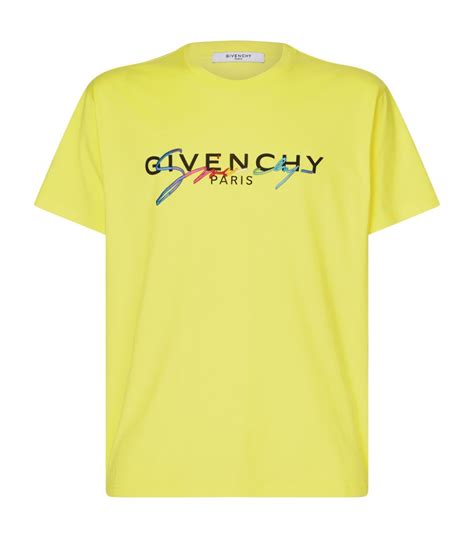 givenchy embroidered logo t shirt rainbow|T.